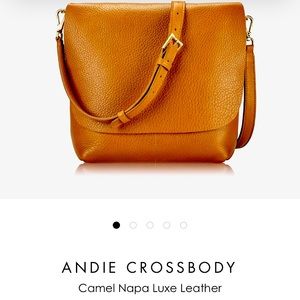 GiGi New York Tan Crossbody Bag Timeless Elegance